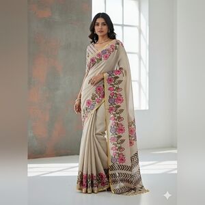 Floral Printed Saree